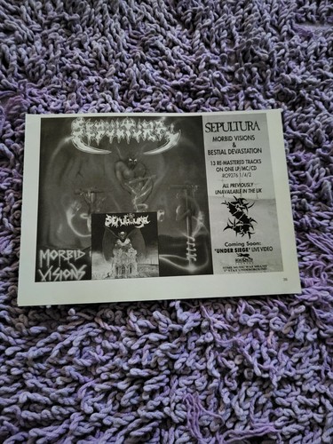 Tpgm59 advert 5x8 sepultura - 5x8,