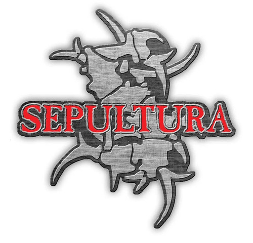 Sepultura metall pin - metall, #